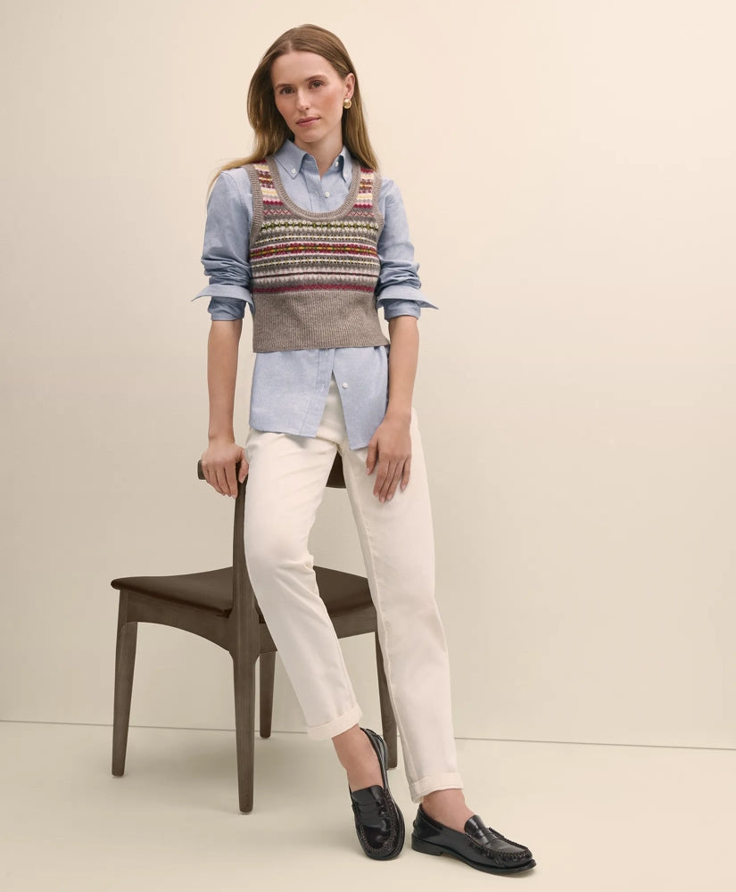 Lambswool Fair Isle Sweater Vest