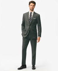 Classic Fit Wool Windowpane 1818 Suit
