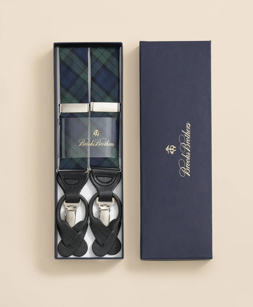 Black Watch Tartan Suspenders