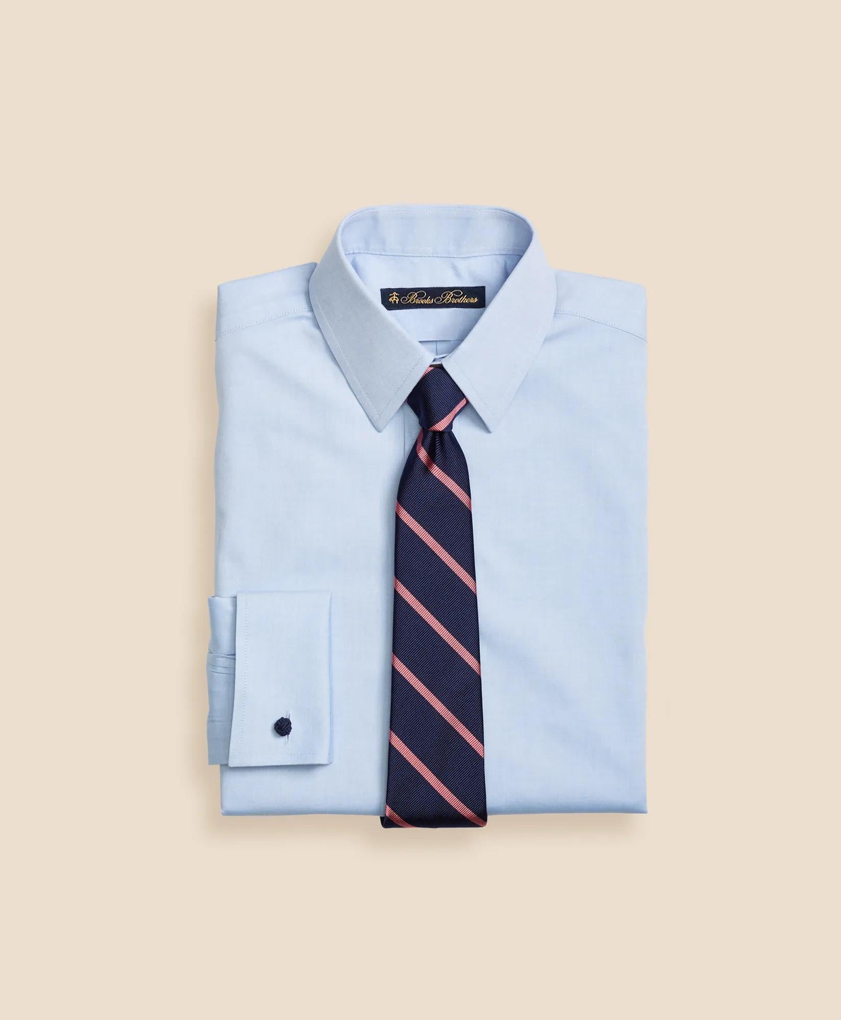 Boys Non-Iron Supima® Pinpoint Cotton French Cuff Dress Shirt