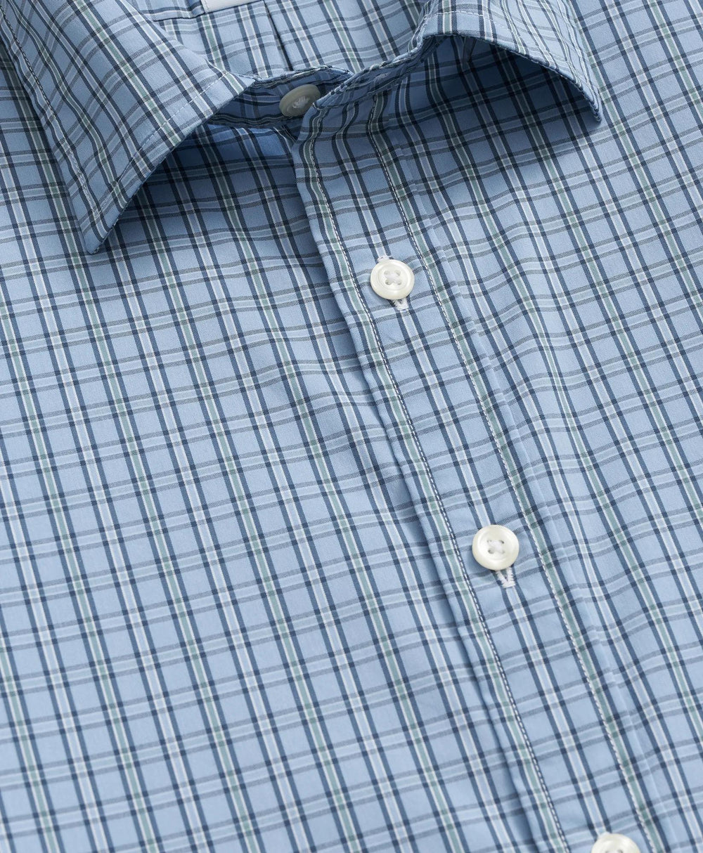 Performance Series Stretch Spread Collar, Check Sport Shirt