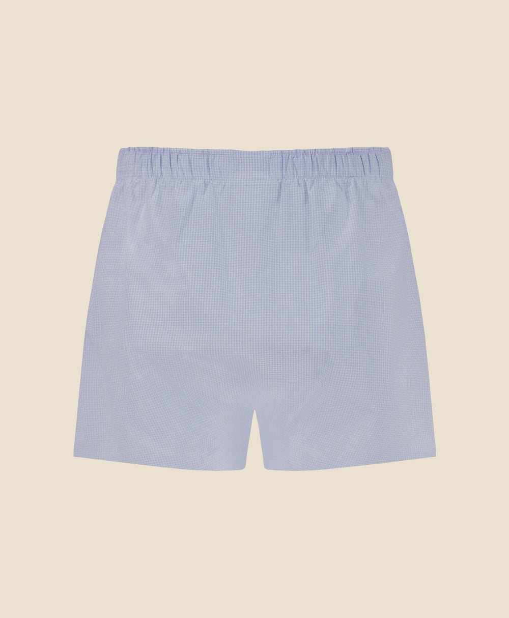 Slim Fit Cotton Broadcloth Windowpane Boxers