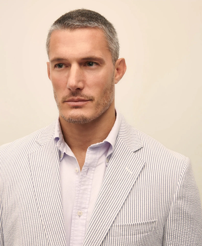 The No. 1 Sack Sport Coat in Cotton Seersucker