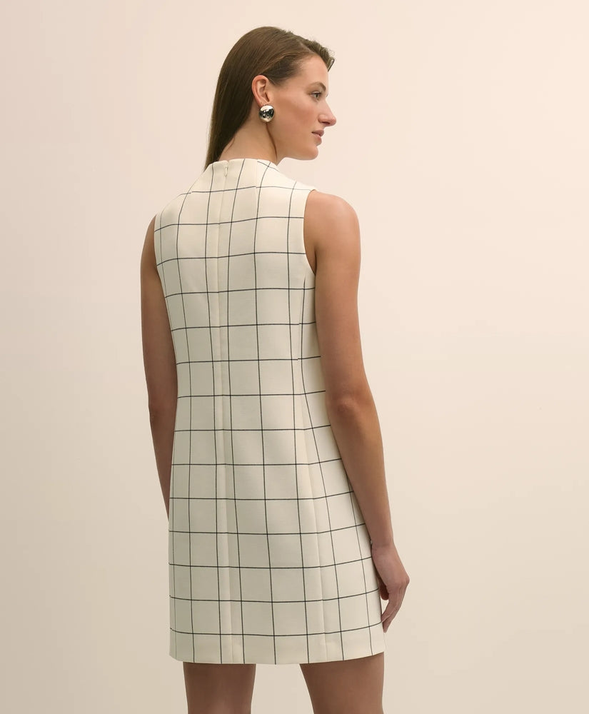 Windowpane Jacket & Dress Set