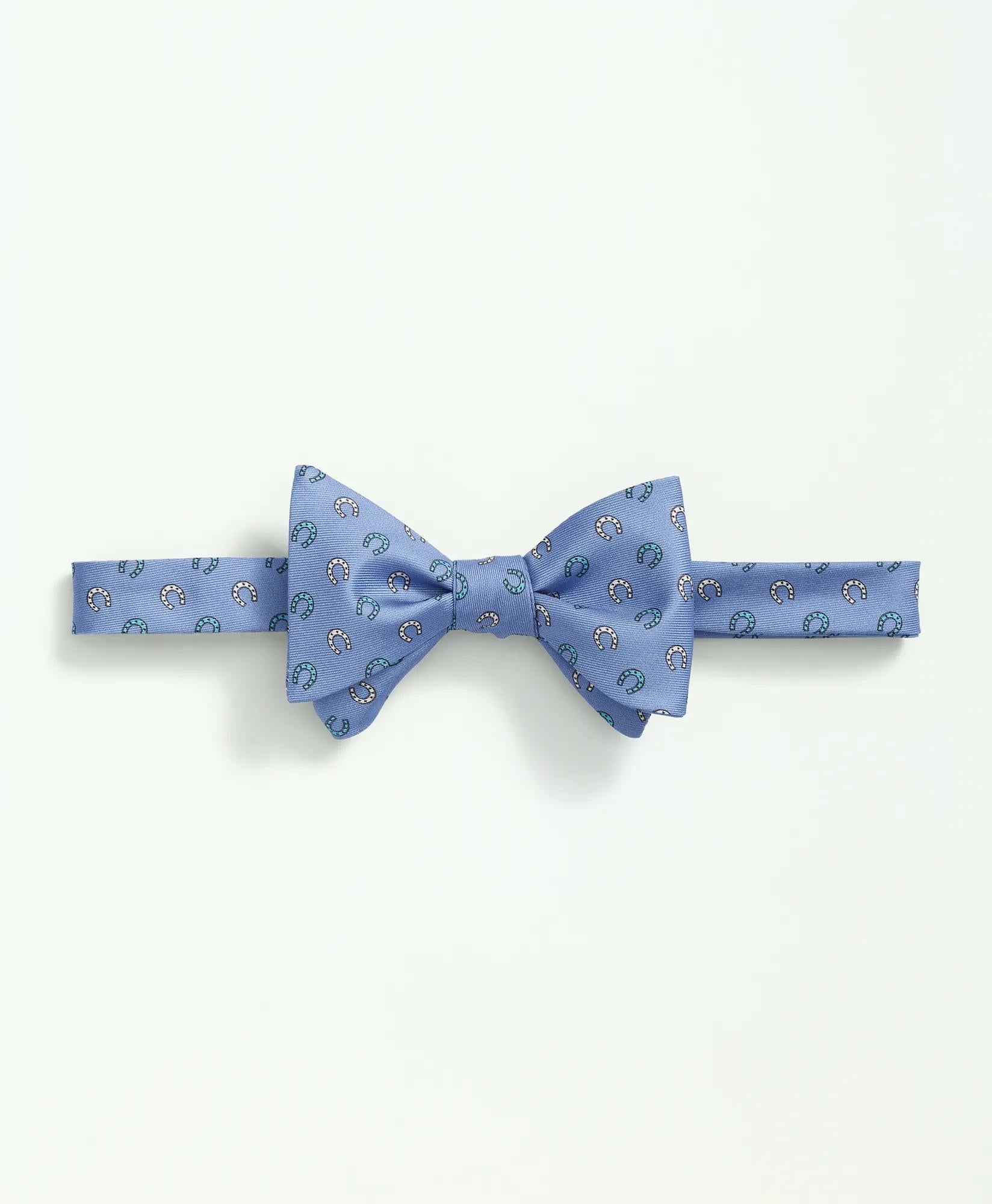 Silk Horseshoe Bow Tie