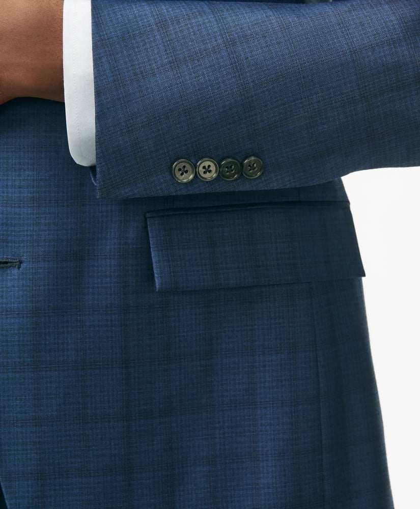 American-Made Classic Fit Multi-Checked 1818 Suit