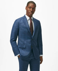 American-Made Classic Fit Multi-Checked 1818 Suit