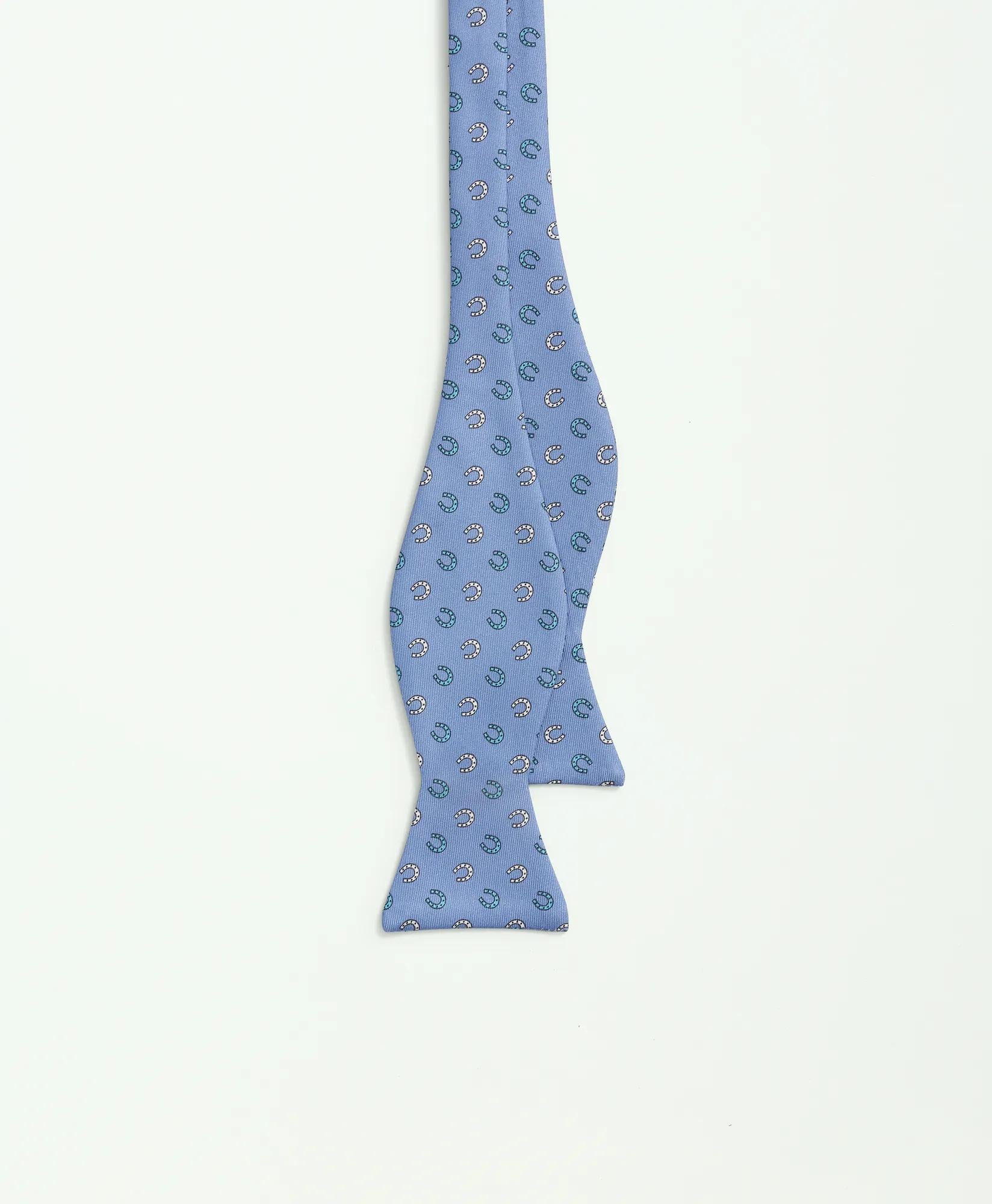 Silk Horseshoe Bow Tie